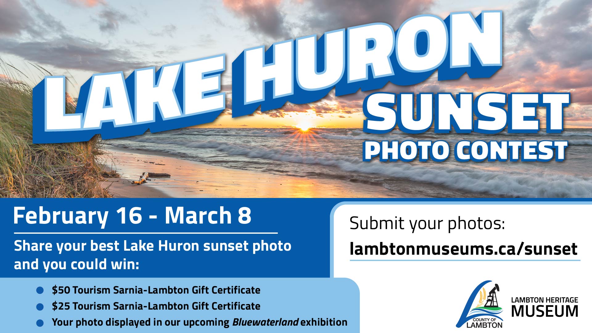 Sunset photo contest promotional image