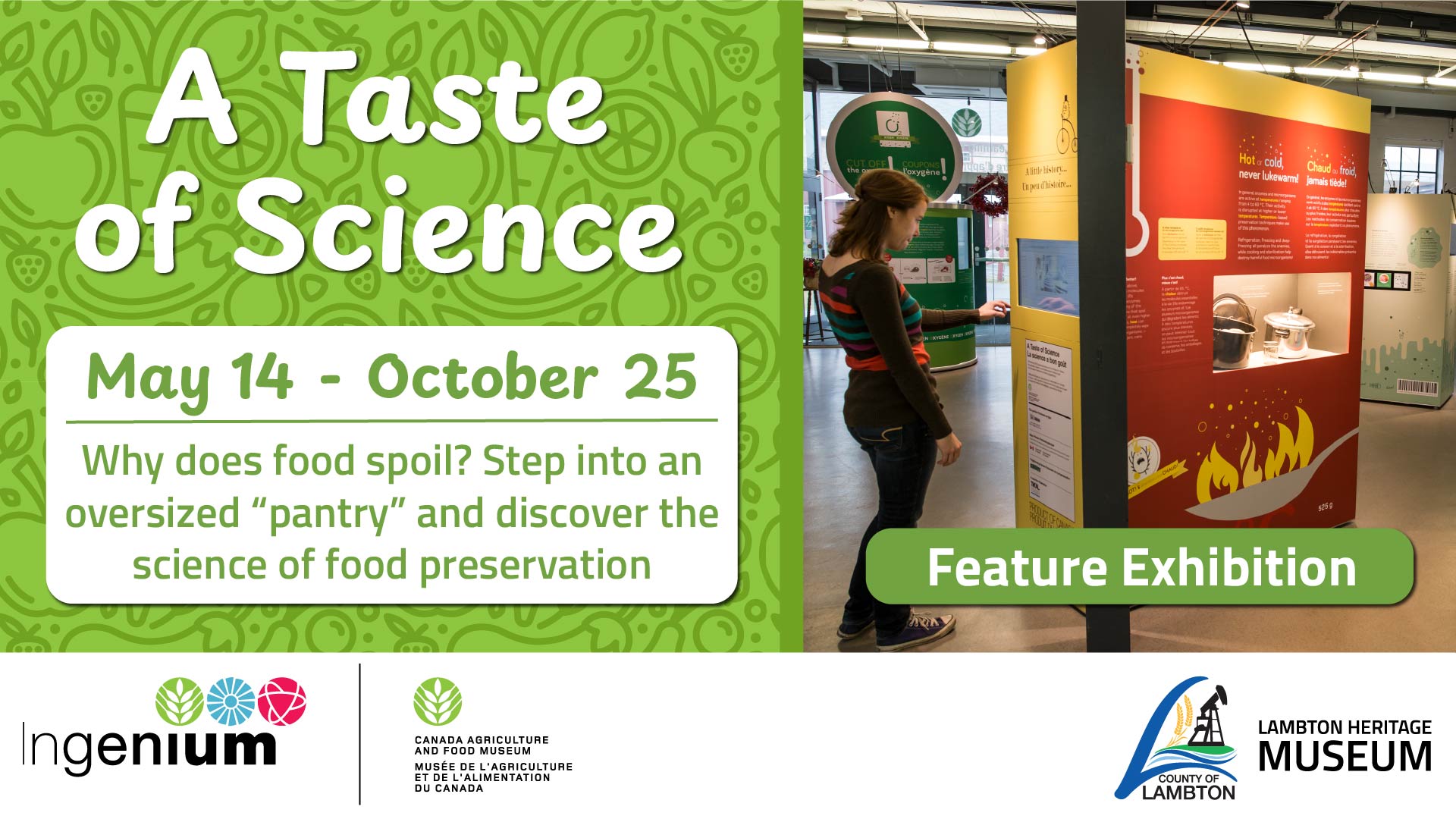 A Taste of Science exhibit promotional image