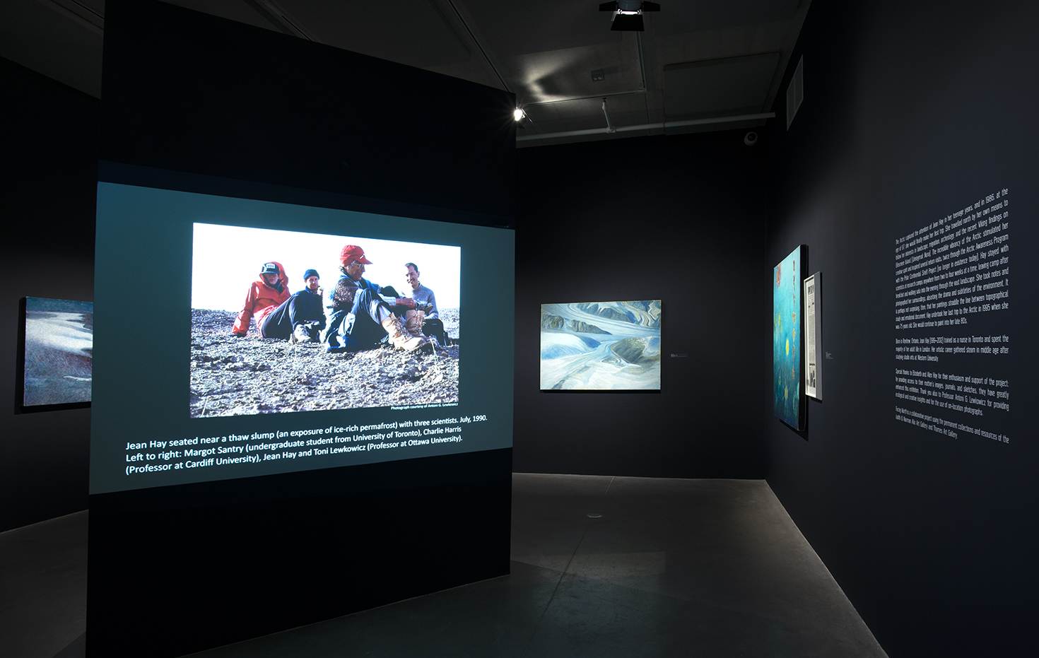 Facing North, Installation Image Facing North, Installation Image