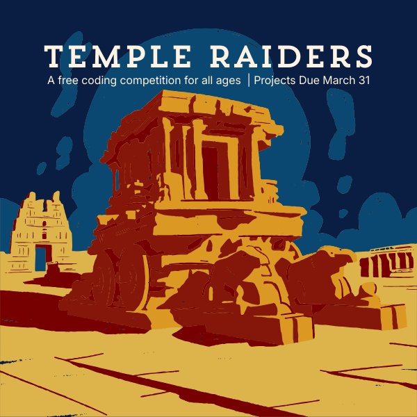 Promotional image for the Fiero Temple Raiders event