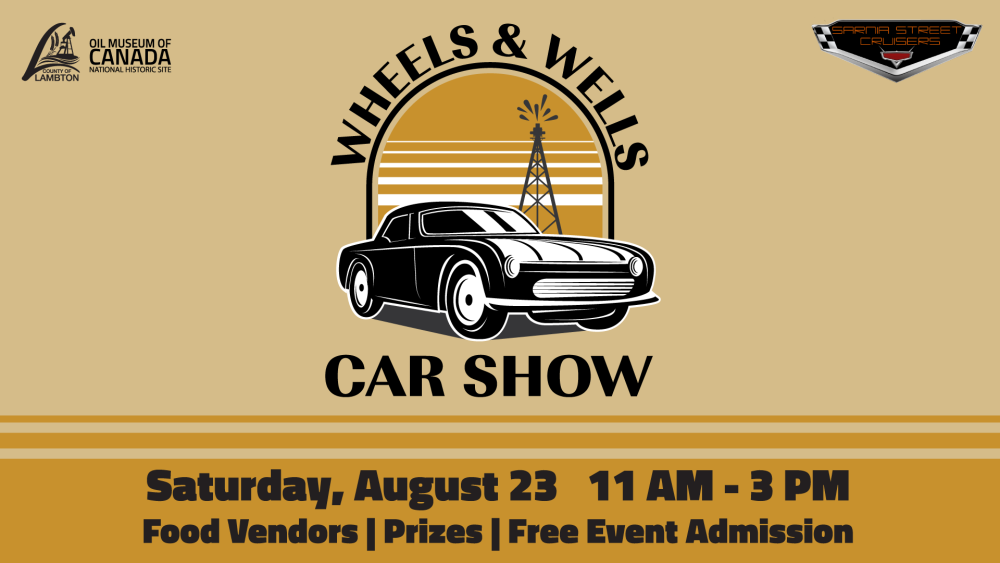 Wheels and Wells Car Show promotional image