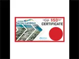 Tourism Sarnia-Lambton gift certificate