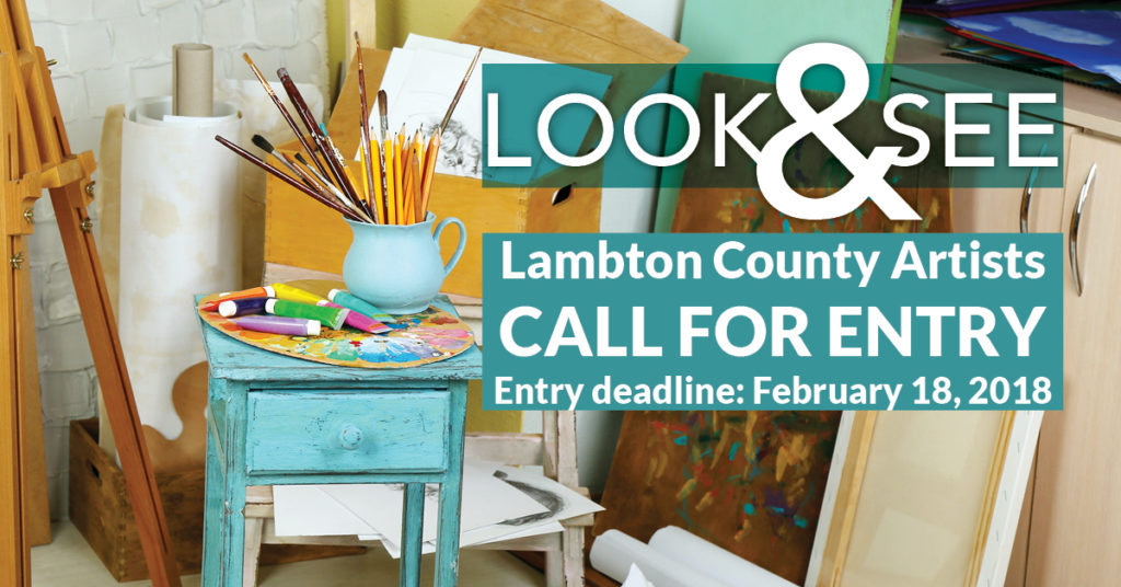 Look and See Project Promo image for a call for local artists for the Look and See Project